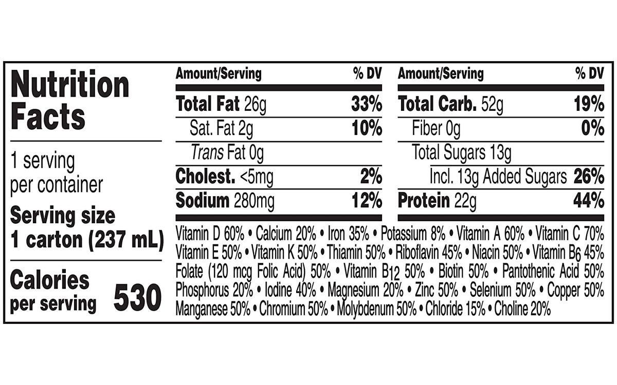 Boost 极高卡路里营养饮料，非常香草味，8 液体盎司（12 包）