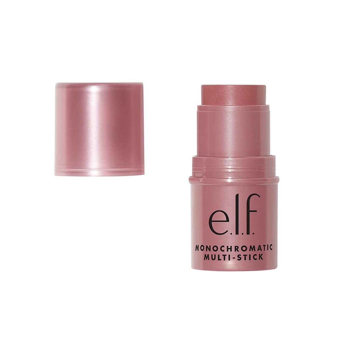 elf, 单色多色棒，奶油色，轻盈，多功能，奢华，增添微光，易于在旅途中使用，轻松混合，闪亮玫瑰，0.155 盎司