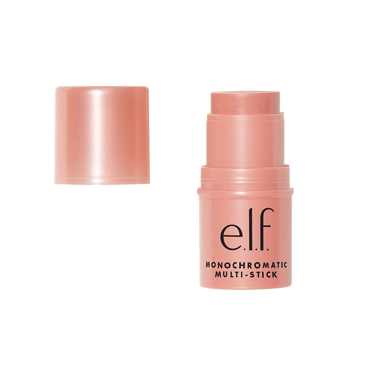 elf, 单色多色棒，奶油色，轻盈，多功能，奢华，增添微光，易于在旅途中使用，轻松混合，闪亮玫瑰，0.155 盎司